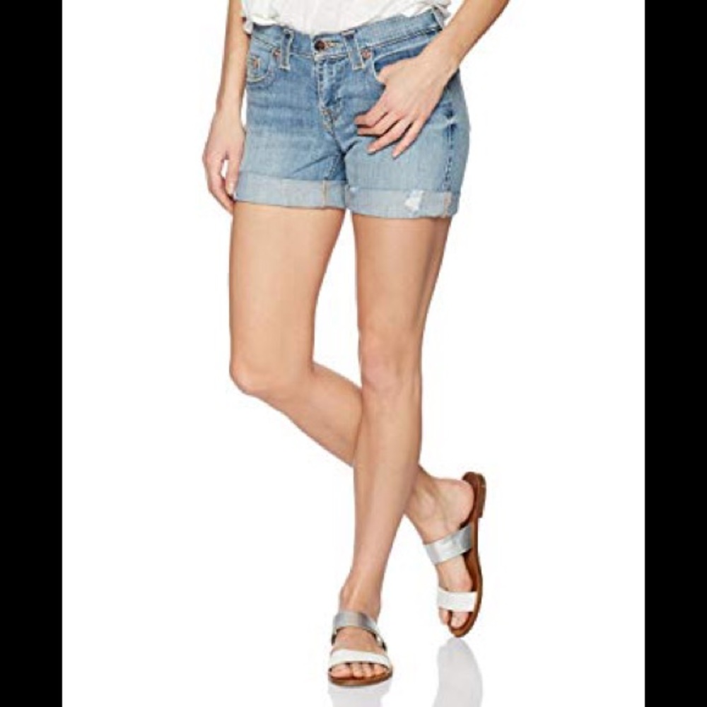SOLD: True Religion Jayde Boyfriend Jean Shorts